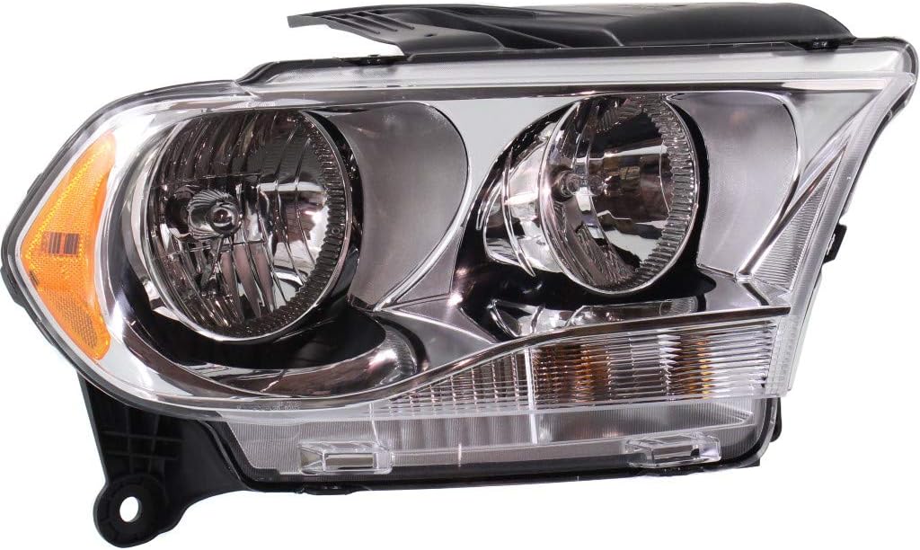 Dodge Durango Headlight 2011 2012 2013 Passenger Side with Bulbs F13182