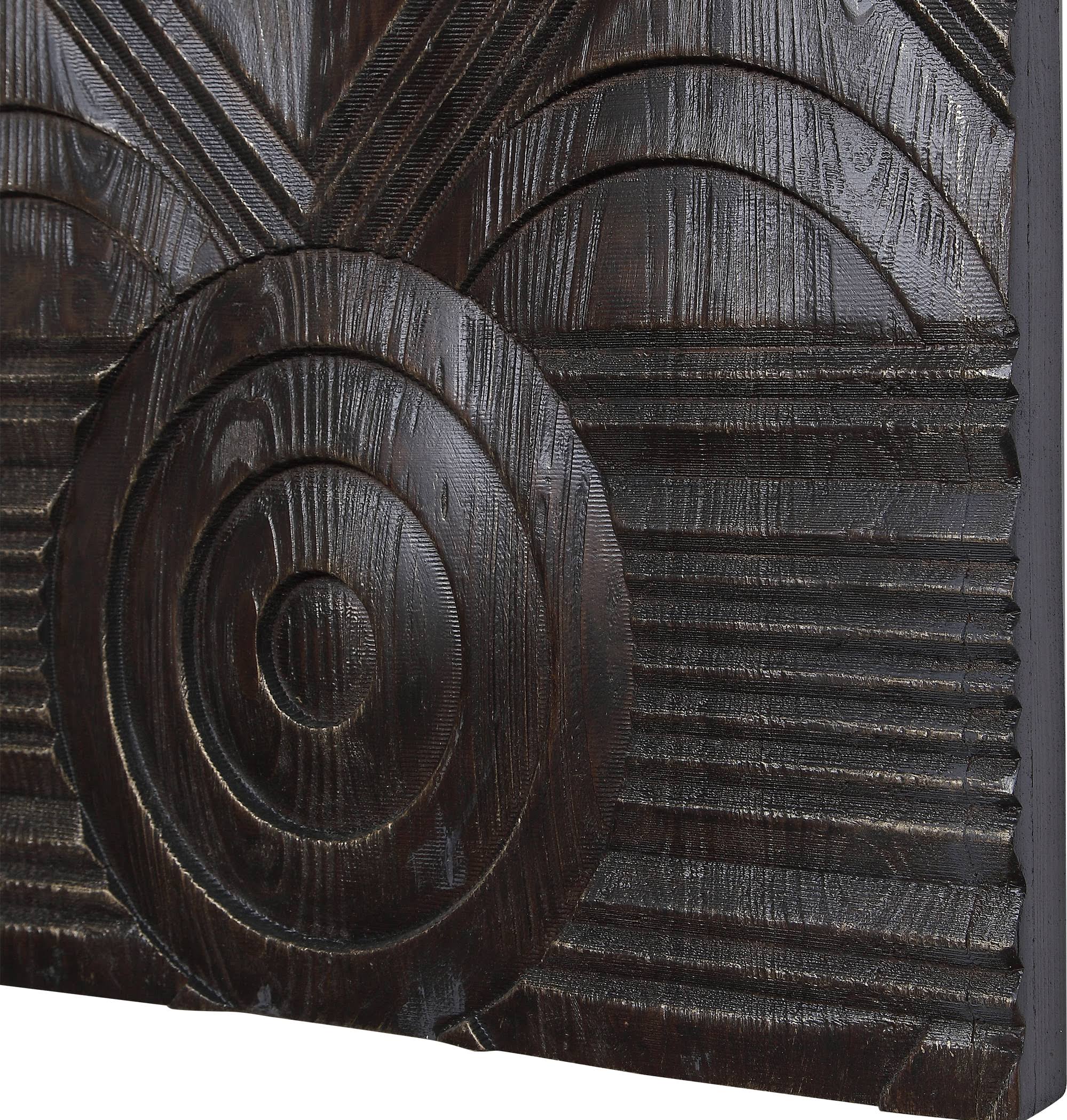 Carved Wood Wall Panels - Set of 2 T670535