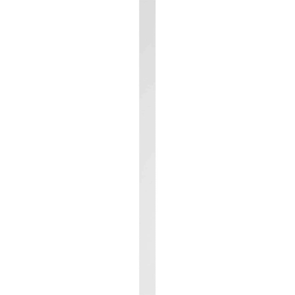6x22W x 82x22H x 2x22P Flat Panel PVC Pilaster with Decorative Capital & Base (Pair) O940596