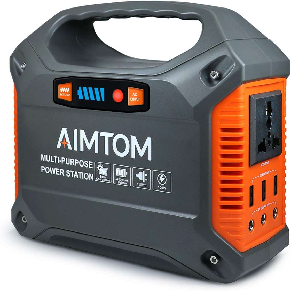 155Wh Portable Power Station with AC Inverter Outlet K5316