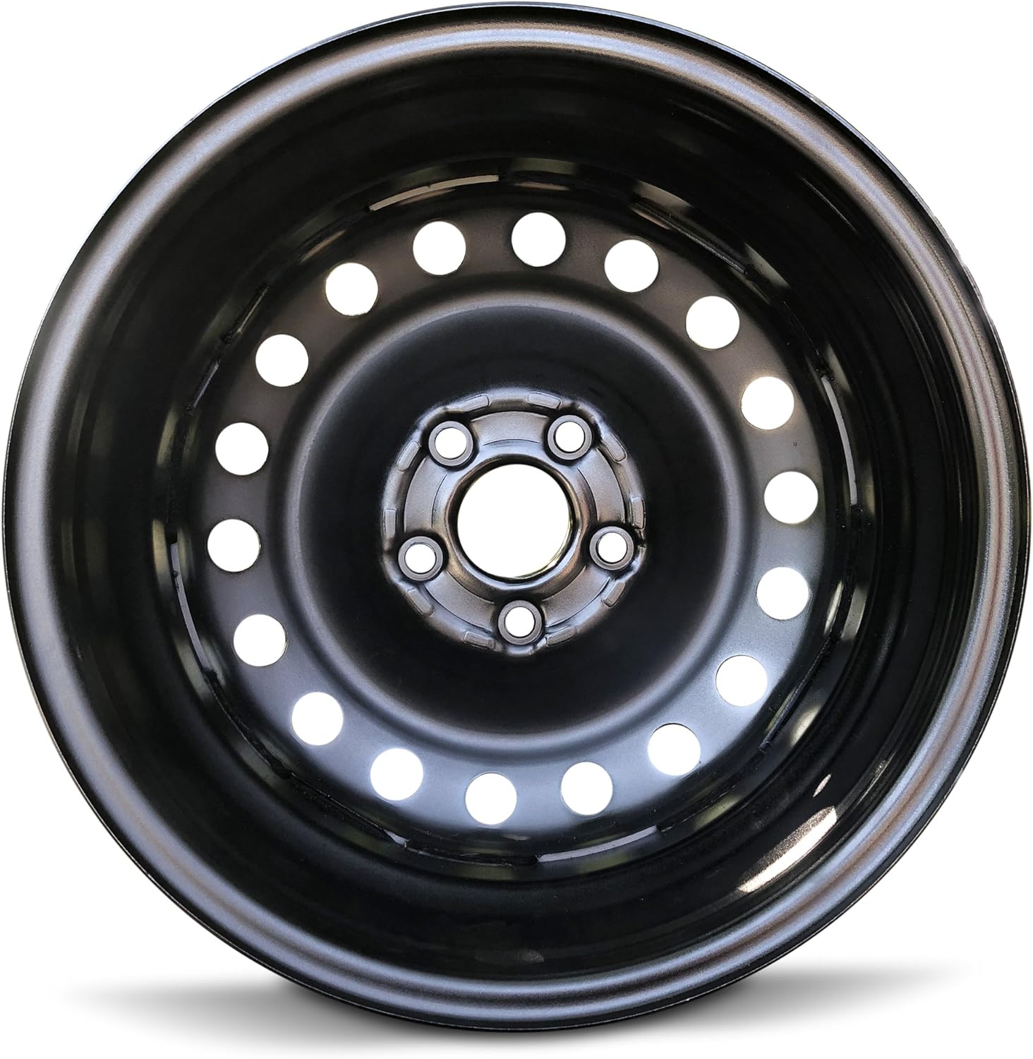 17 Inch 5 Lug Black Steel Rim O9212