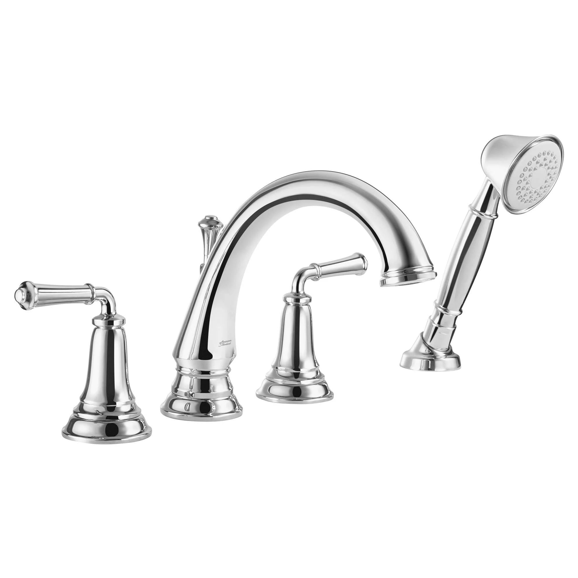 Polished Chrome Roman Tub Faucet with Personal Shower R9252