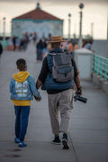 Canvas Camera Backpack with Rain Cover I63598