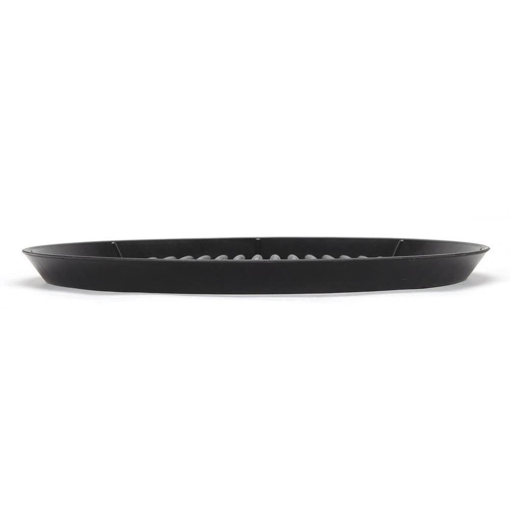 15x22 Charcoal Polypropylene Pizza Tray - 12/Case Y5164