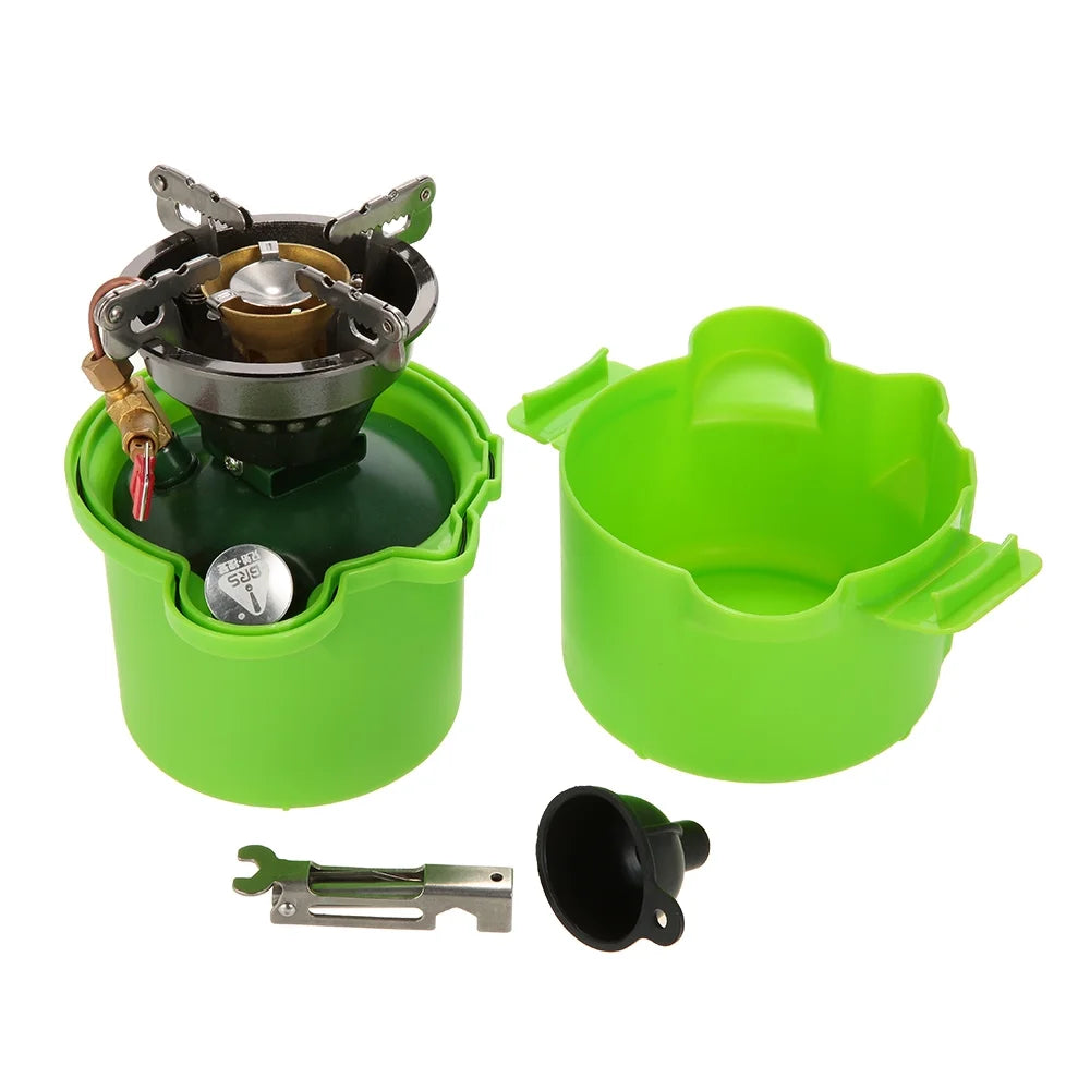 Portable Gasoline-burning Camping Furnace Cooker V221966