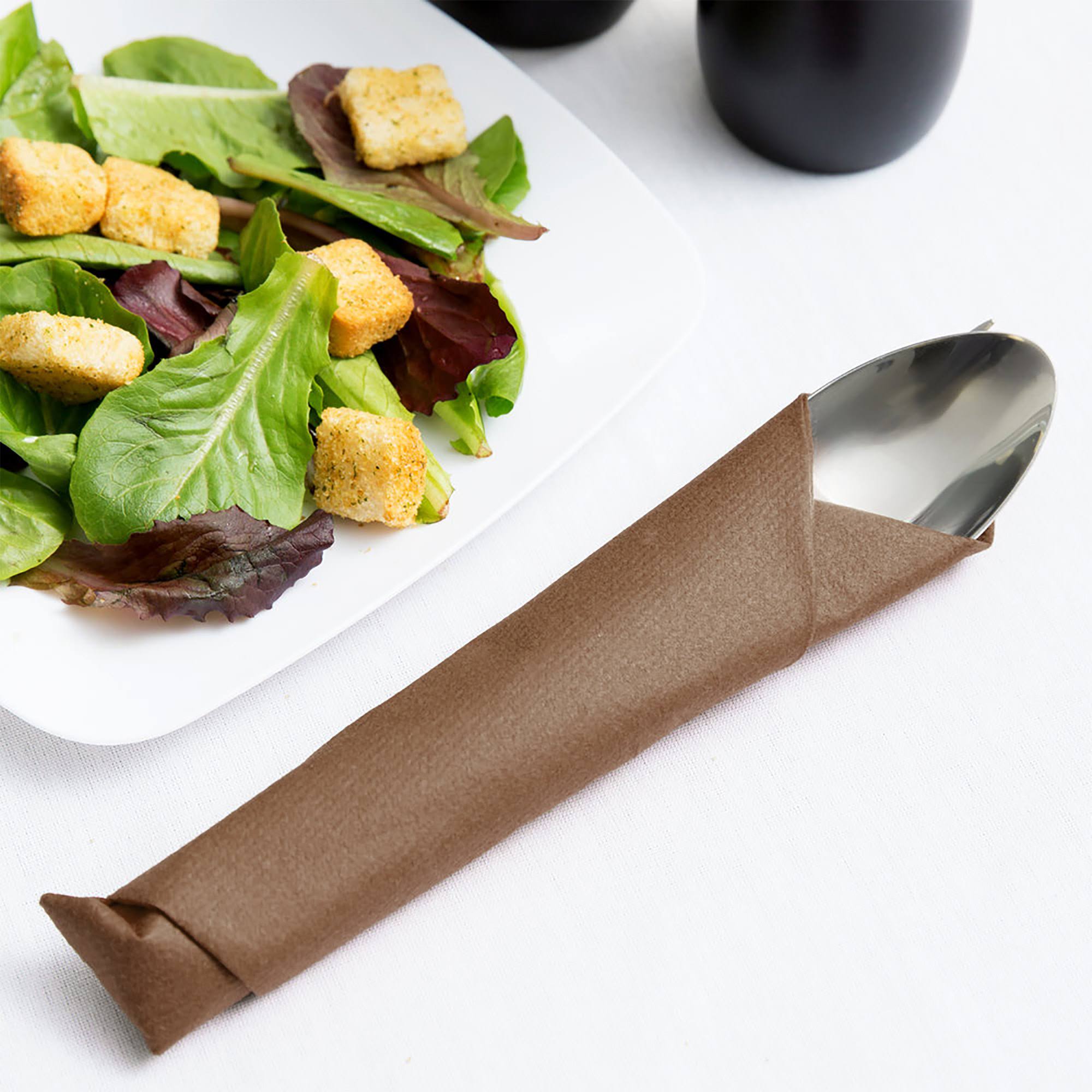 Chocolate Linen-Like Flat Pack E11403