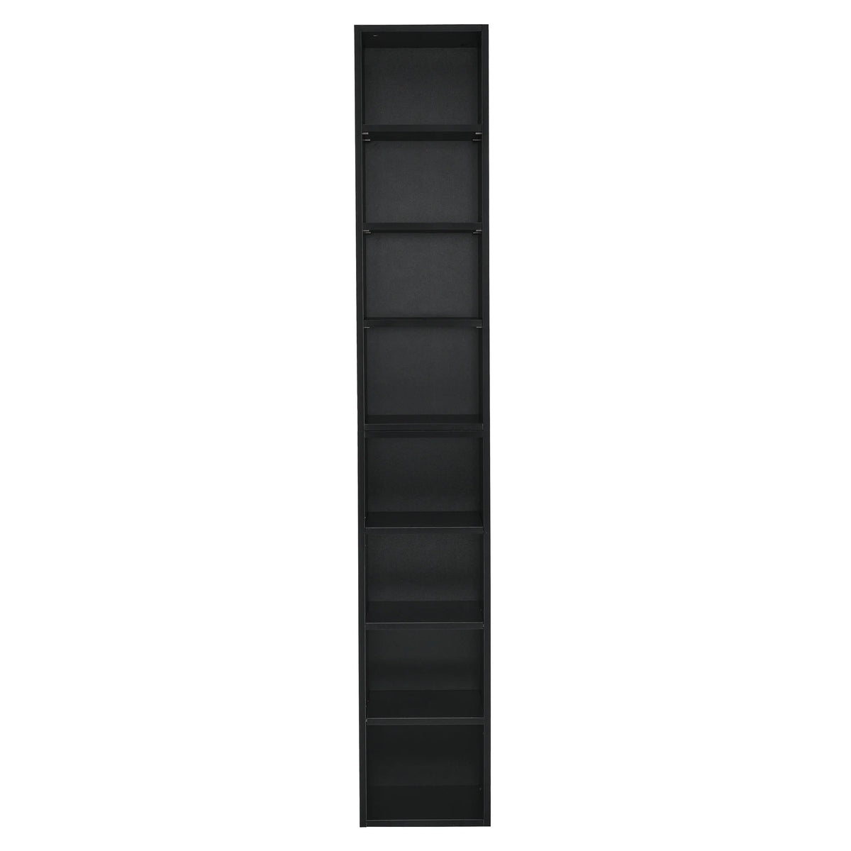 8-Tier Media Tower Rack with Adjustable Shelves A840