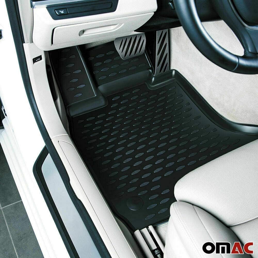 Black 3D All Weather Floor Mats Custom Liner for Hyundai Tucson K339