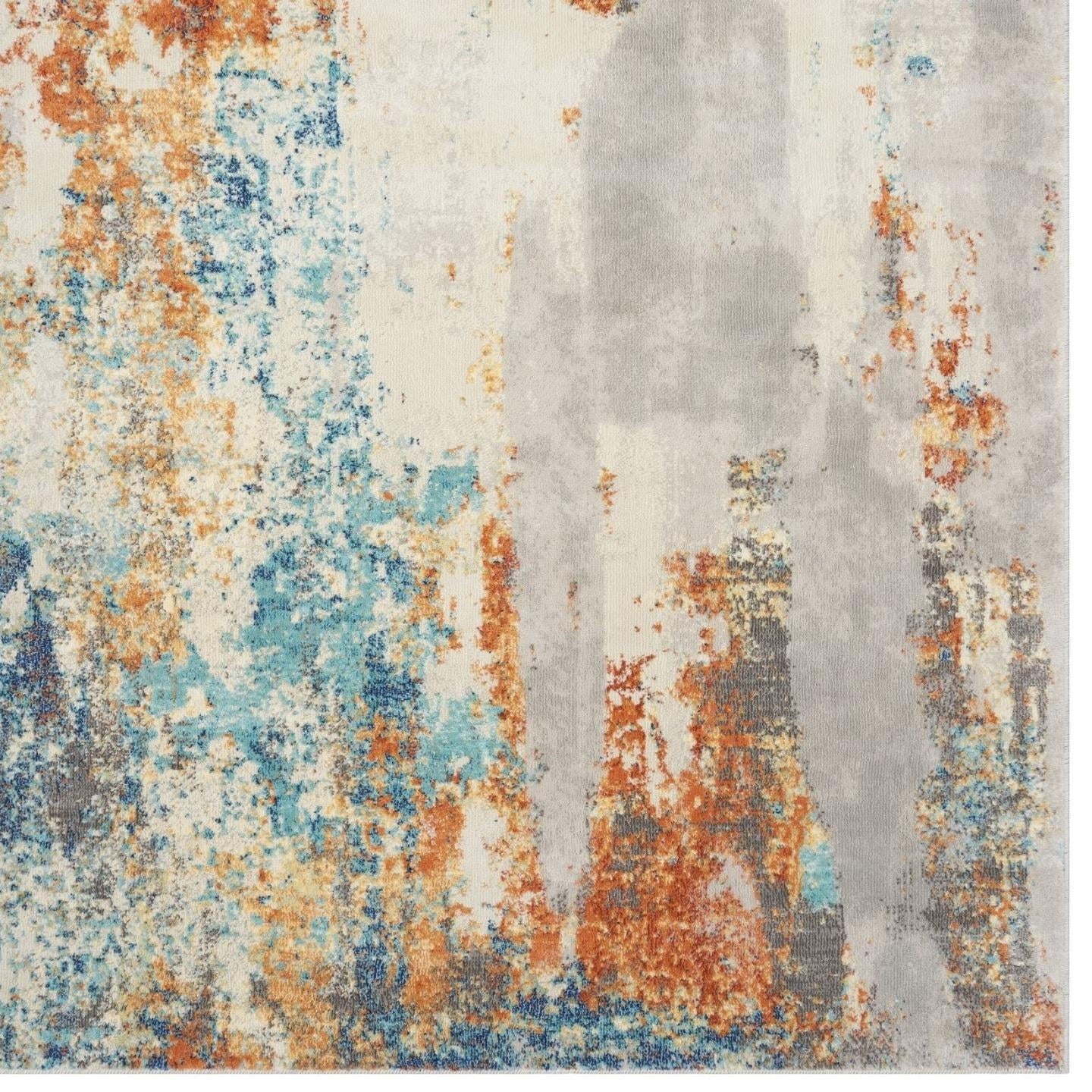 Multi 8x10 Area Rug M788