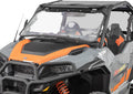 Heavy-Duty Scratch Resistant Flip Windshield, 1/4 Thick Polycarbonate J59182