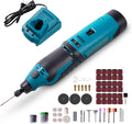 Cordless Rotary Tool 93 Accessories Variable Speed Electric Drill Set 12-Volt Multi-Purpose Power Rotary Tool Kit Pack of 2 I279821
