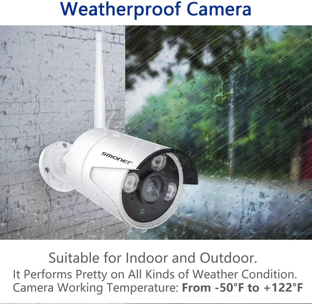 8CH 1080P Wireless Security Camera System with 2TB Hard Drive M73457