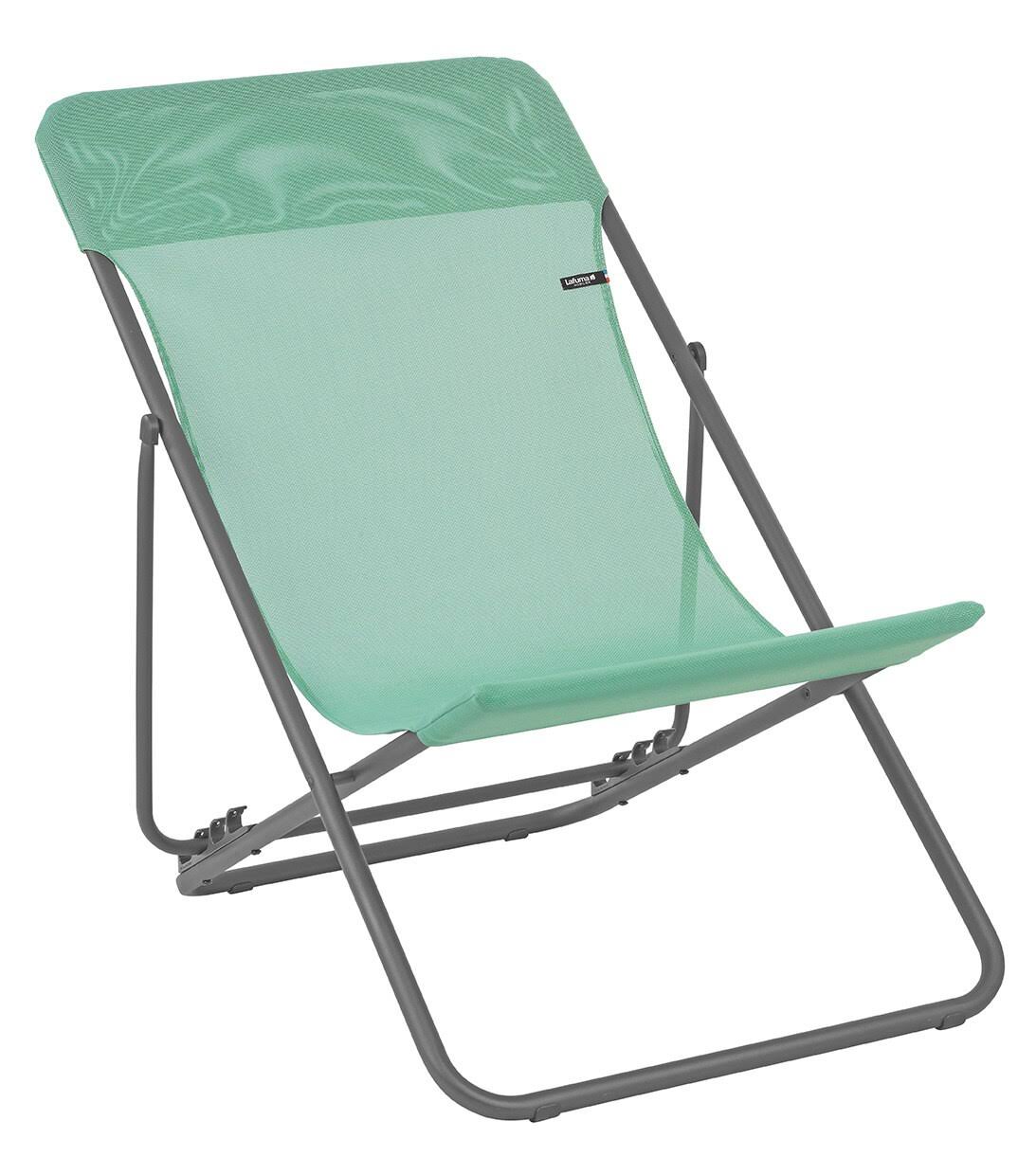 Folding Sling Chair Set of 2 Steel Frame Fabric N402441