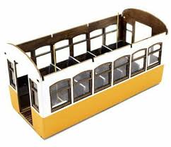 Lisboa Tram Wooden Model Kit, 1/24 Scale N86677