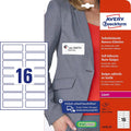Name Badge Labels, 20 Sheets/320 Labels, White S40931