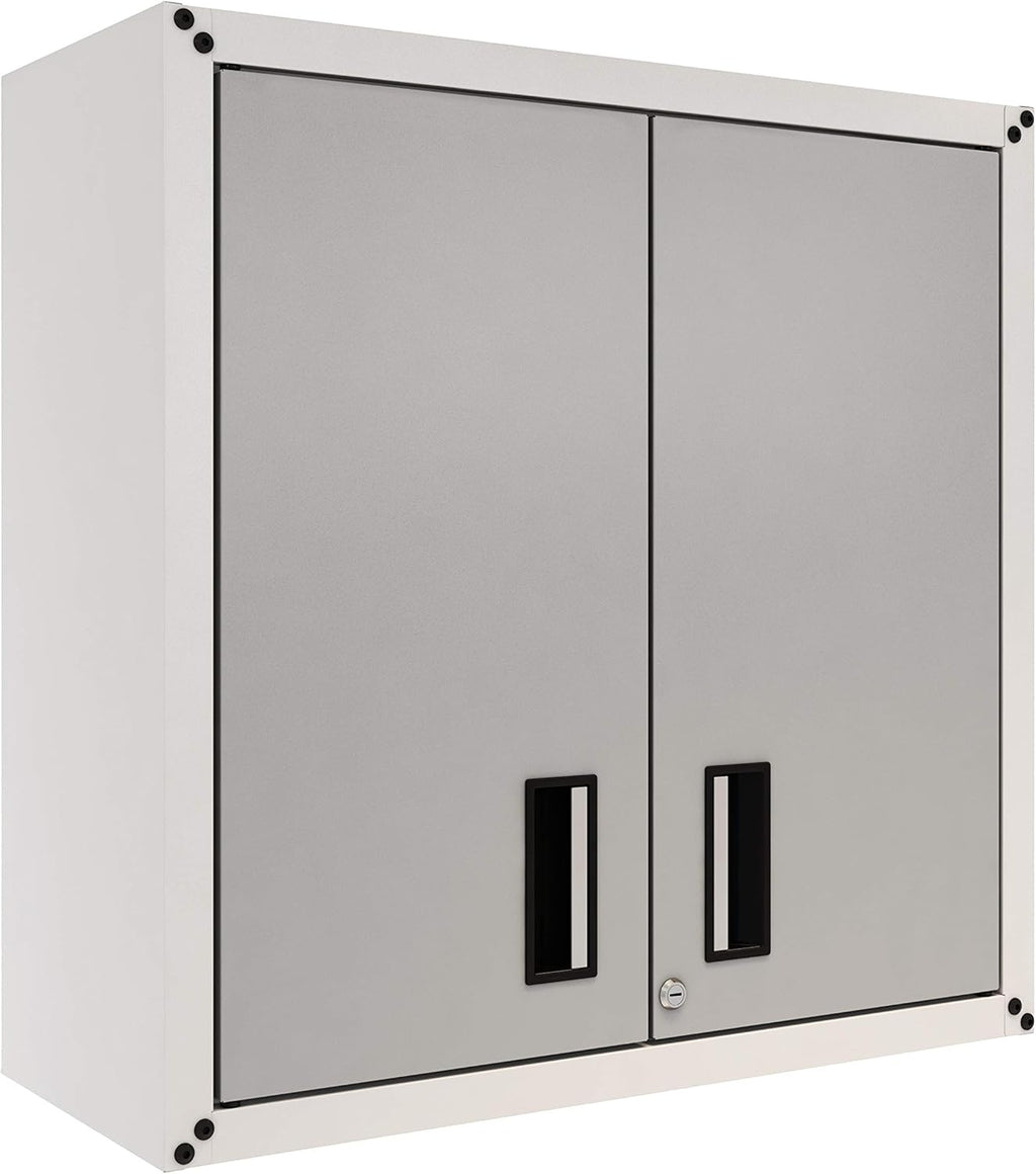 Black Wall Steel Cabinet with Two Doors R23382