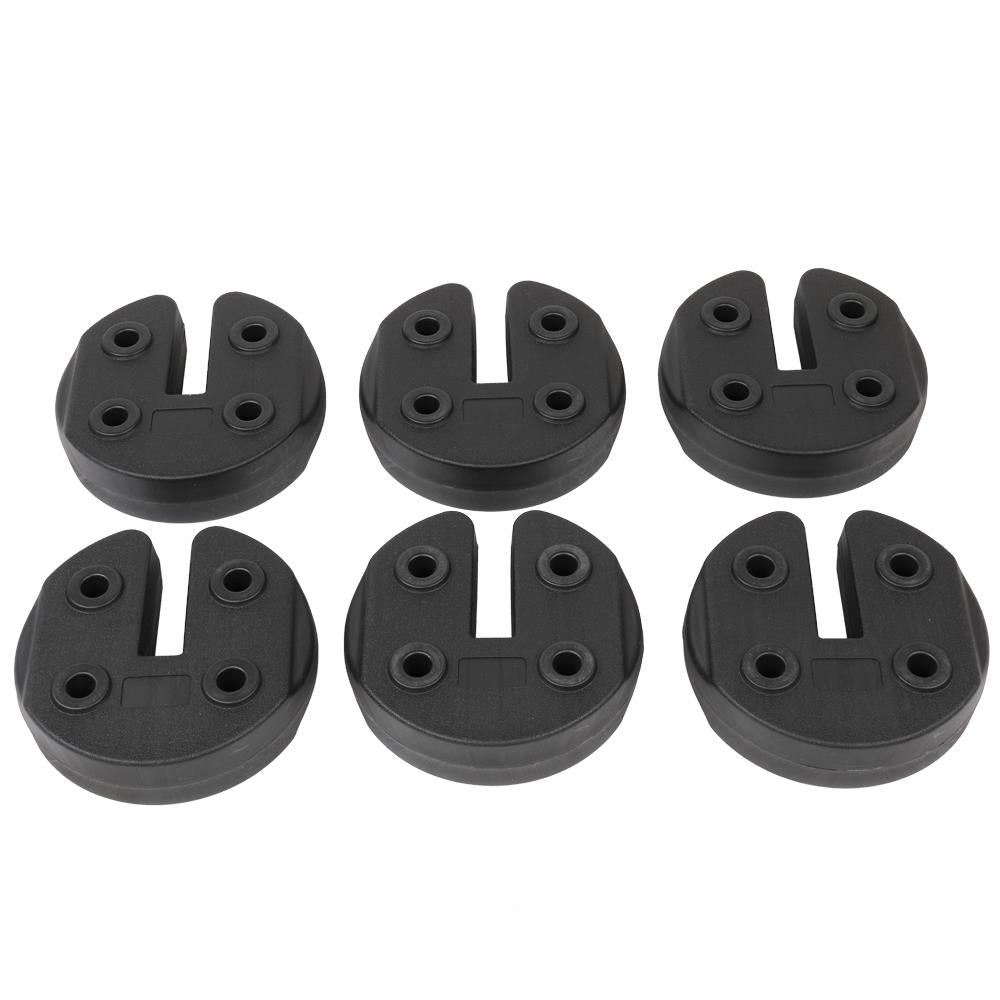6Pcs Weight Plates Canopy Water Black M934
