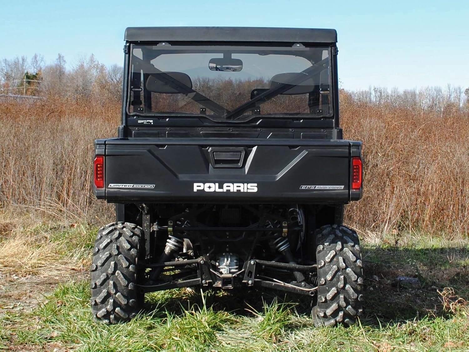 Rear Windshield for Polaris Ranger 900 / Crew, 1/4 Thick Light Tint Polycarbonate A162