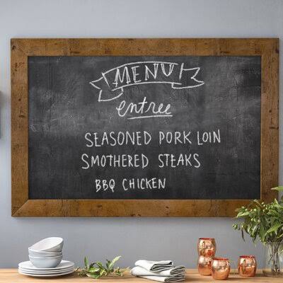 Rustic Light Walnut Chalkboard 18 x 36 Y21400