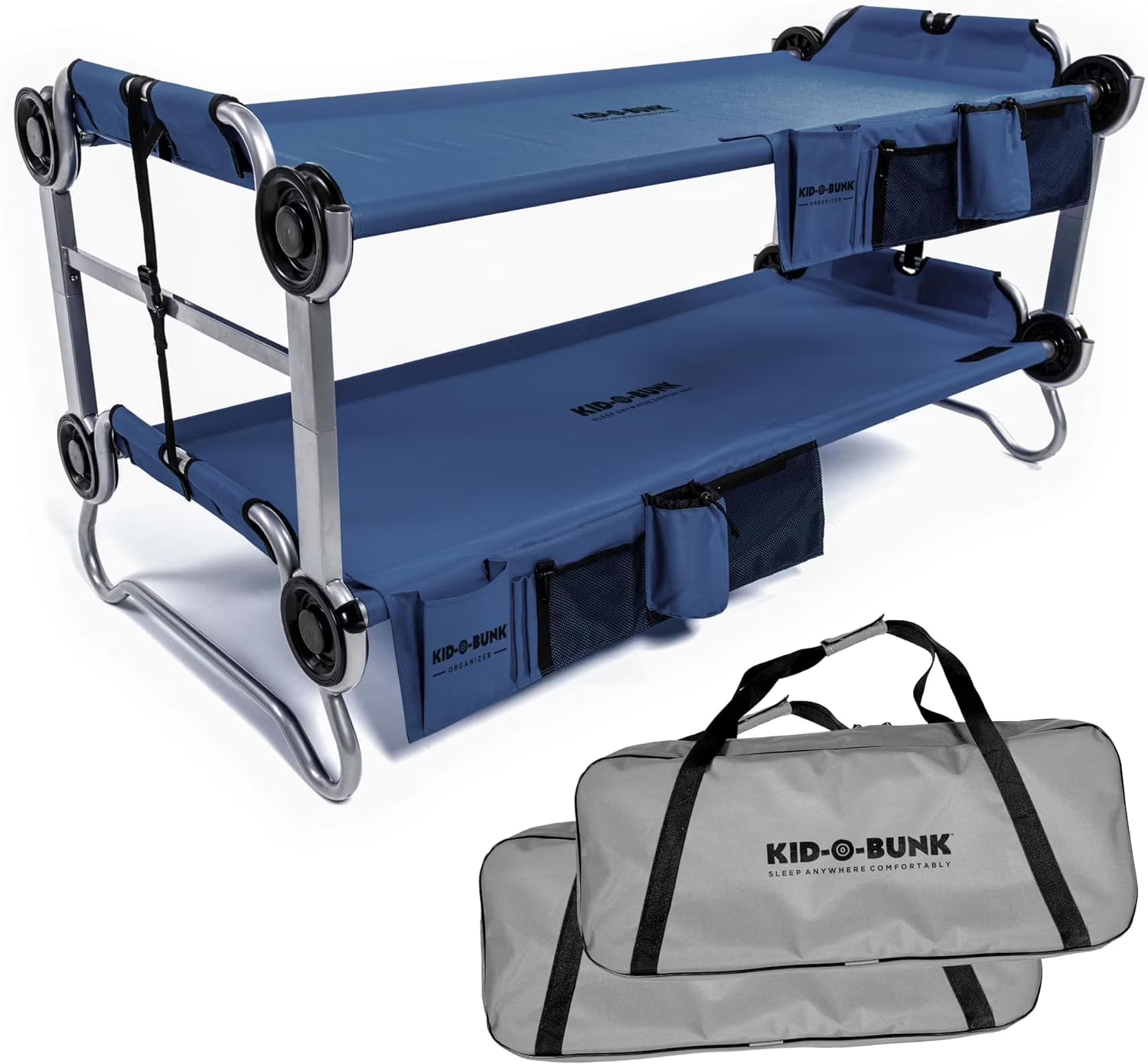 Navy Dresser with 2 Side Organizers D283