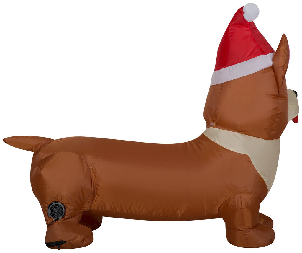 Brown Inflatable Corgi Dog B477