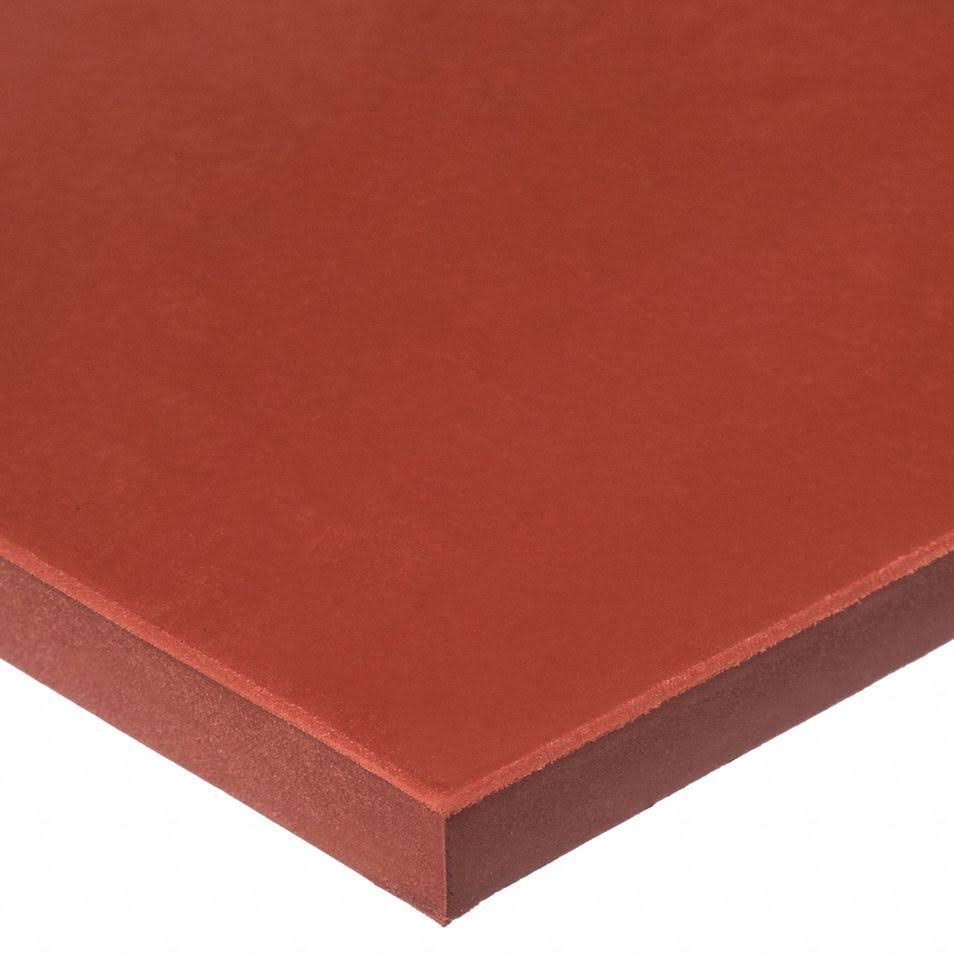 FDA Silicone Rubber Sheet with High Temp Adhesive - 40A - 3/16 Thick x 36 Wide x 12 Long Y350916
