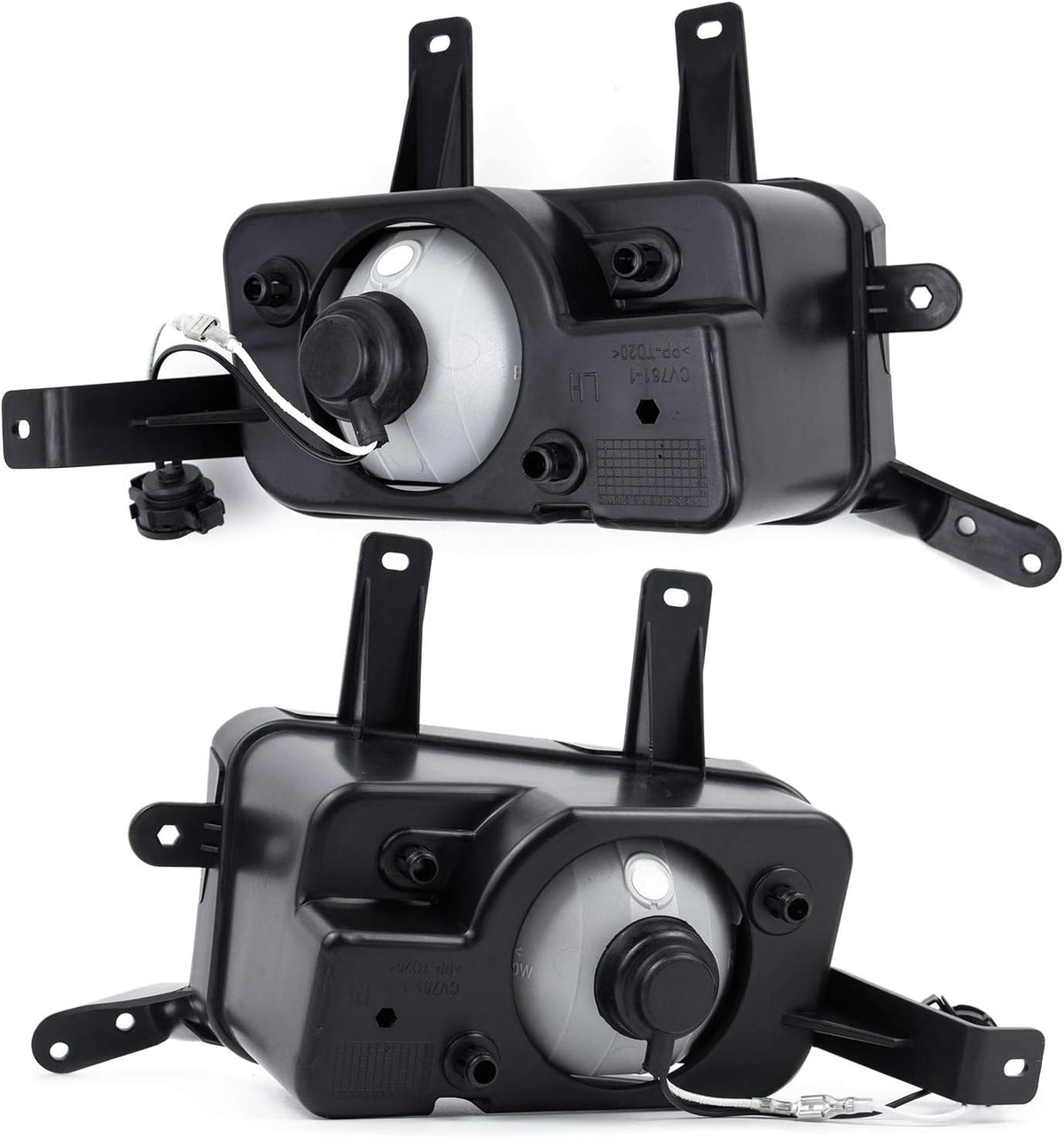 Pair Clear Fog Lights with H3 12V 20W Bulbs Q32529
