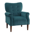 Teal Velvet Accent Chair M6909