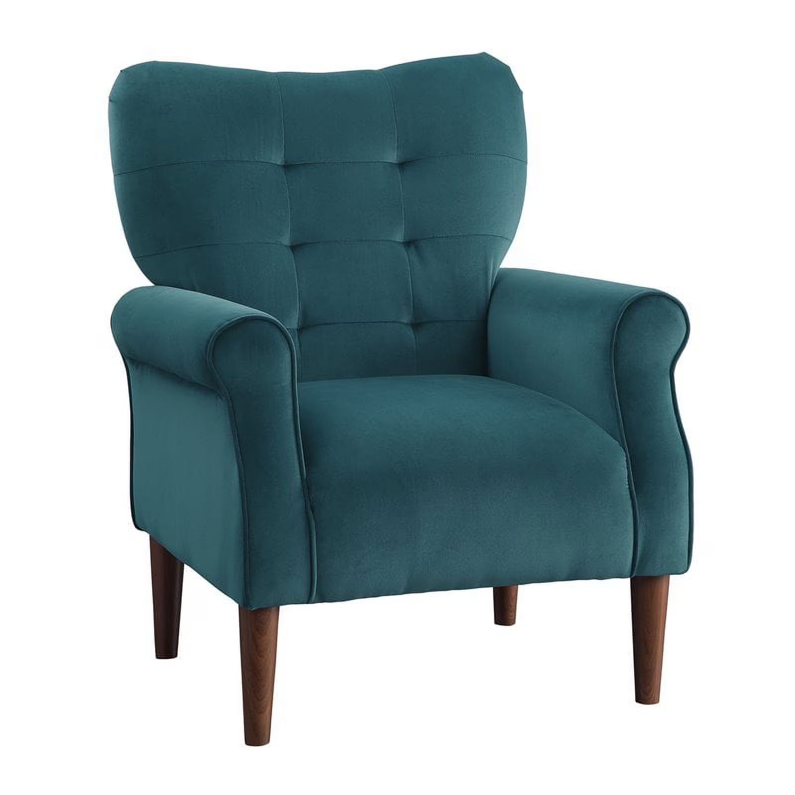 Teal Velvet Accent Chair M6909