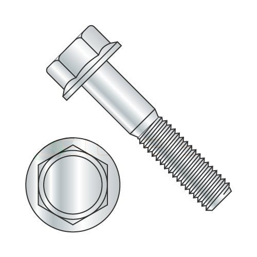 Hex Flange Bolts, Grade 8.8, Zinc, 25 mm, Quantity: 1,000 pcs Q31082