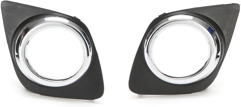 Clear Fog Driving Lights Kit with Bezel Switch Bulbs Pack of 2 I5072