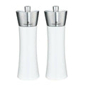 White Beech Wood Salt & Pepper Mill Grinder Set I5775