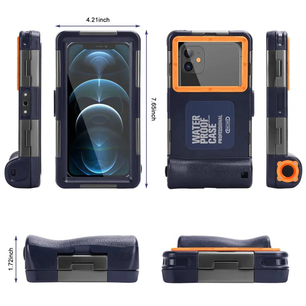 Waterproof Protective Case for Samsung Galaxy M21s and All Phones Up to 6.9 Inch with Lanyard S650