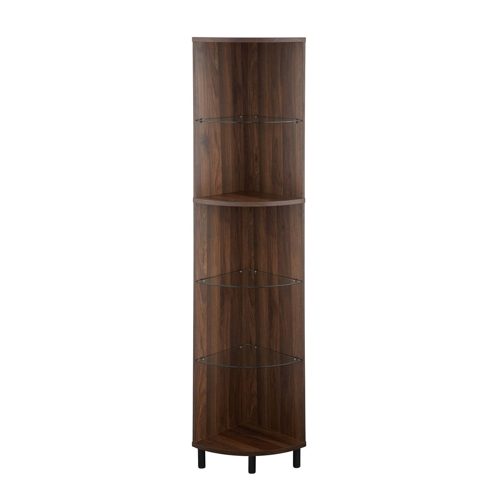 Birch Curved Front Corner Bookshelf K415297
