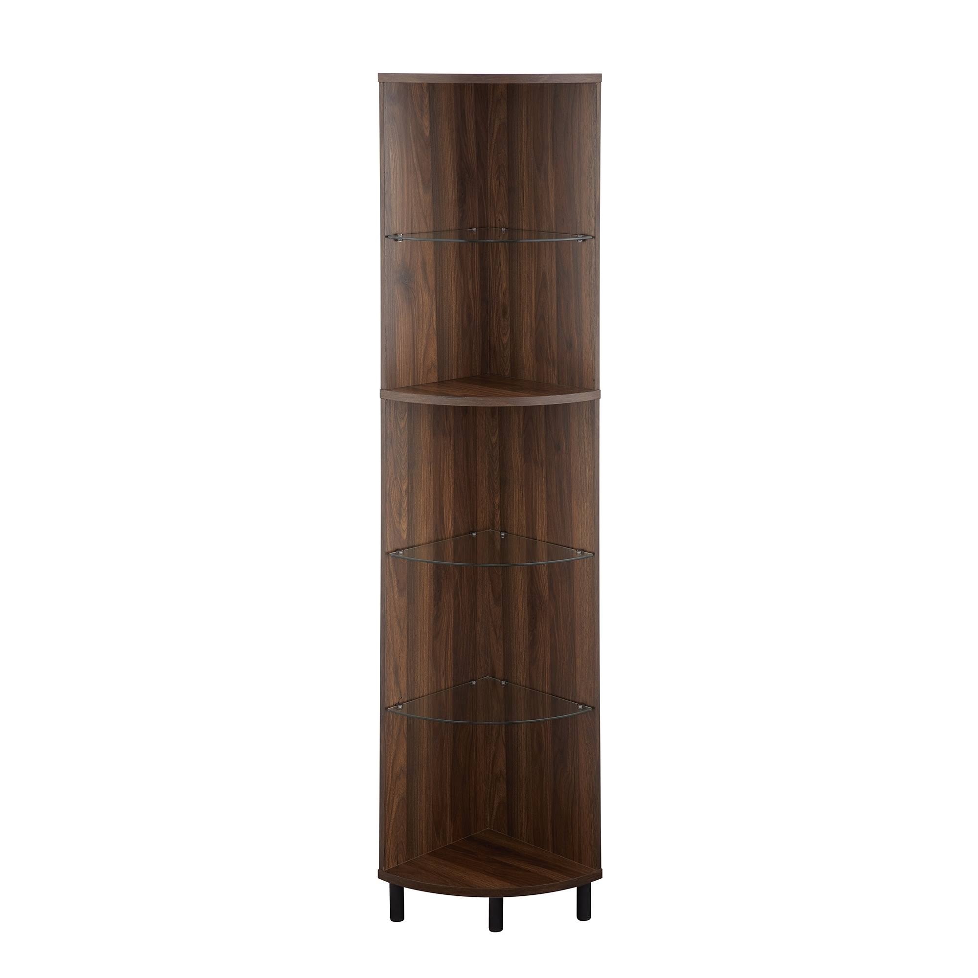Birch Curved Front Corner Bookshelf K415297