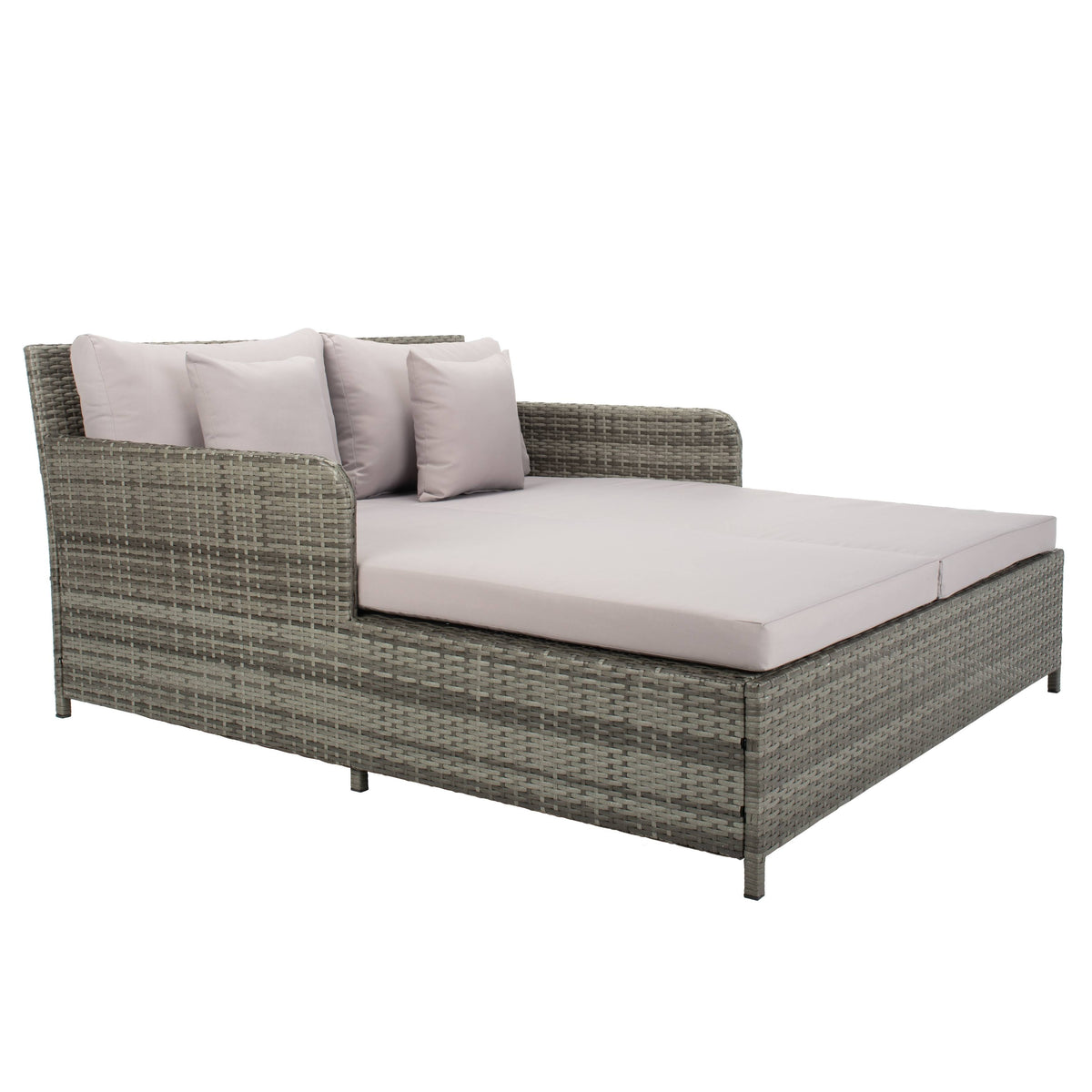 Grey and White Daybed Q181