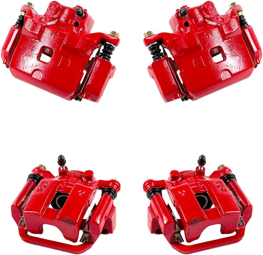 Red Powder Coated Caliper Assembly Set Kit J710105