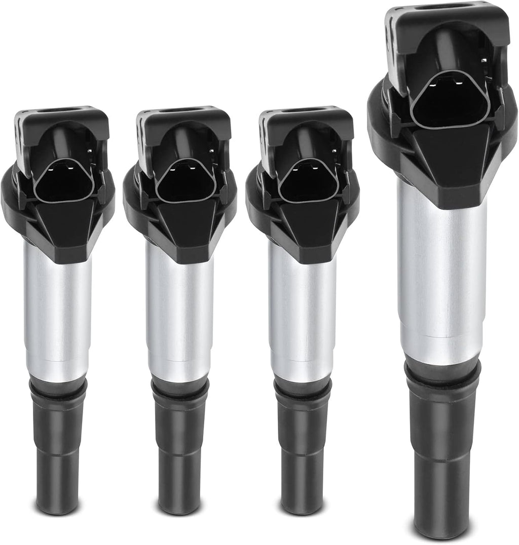 Ignition Coil Pack Compatible with Mini Cooper 2007-2013 L4 1.6L 4-PC Set V500761