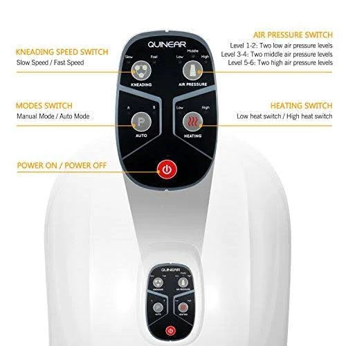Shiatsu Foot Massager with Heat and Deep Kneading Massage Y1954
