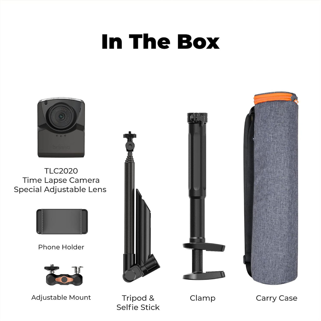 Time Lapse Camera Bundle with Adjustable Narrow-Angle Lens, Full HD 1080p T479552
