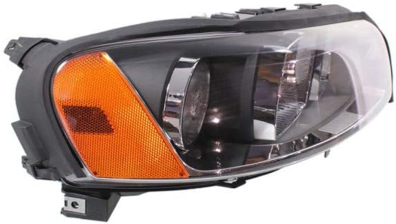Volvo S60 Headlight Assembly 2005-2009 Pair Halogen R6403