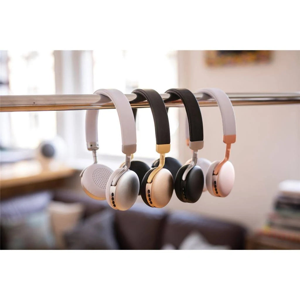 Metallic Bluetooth Headphones Black B8282