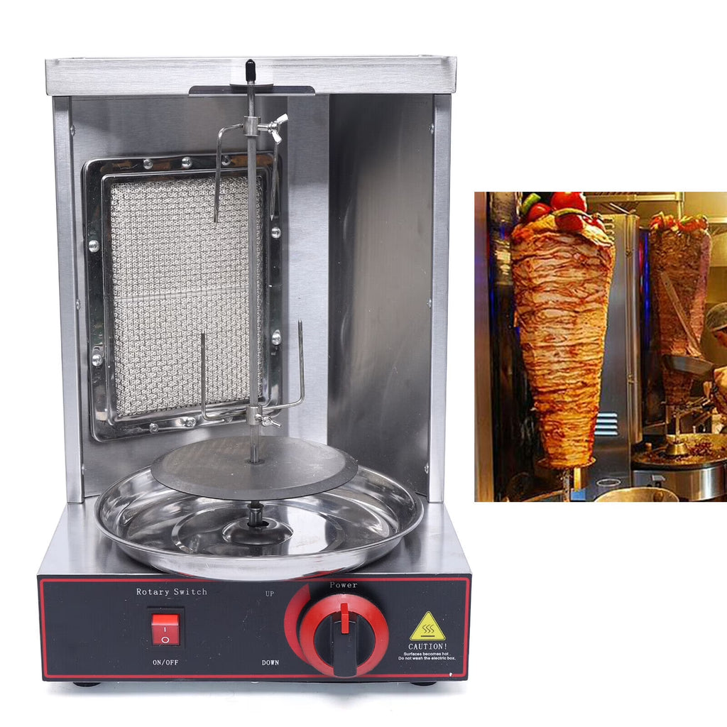 Stainless Steel Vertical Gas Broiler Shawarma Grill Machine B22304