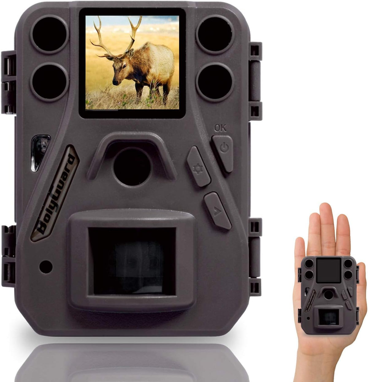 18MP 940nm Black IR No Glow Night Vision Waterproof Wildlife Game Camera Pack of 2 S394240
