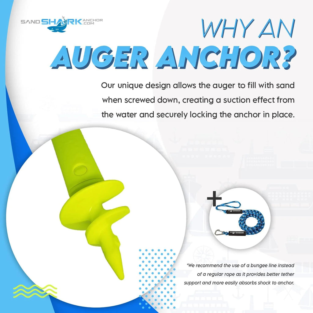 PVC Sport Shallow Water Sand Boat Anchor, 4 ft L5727