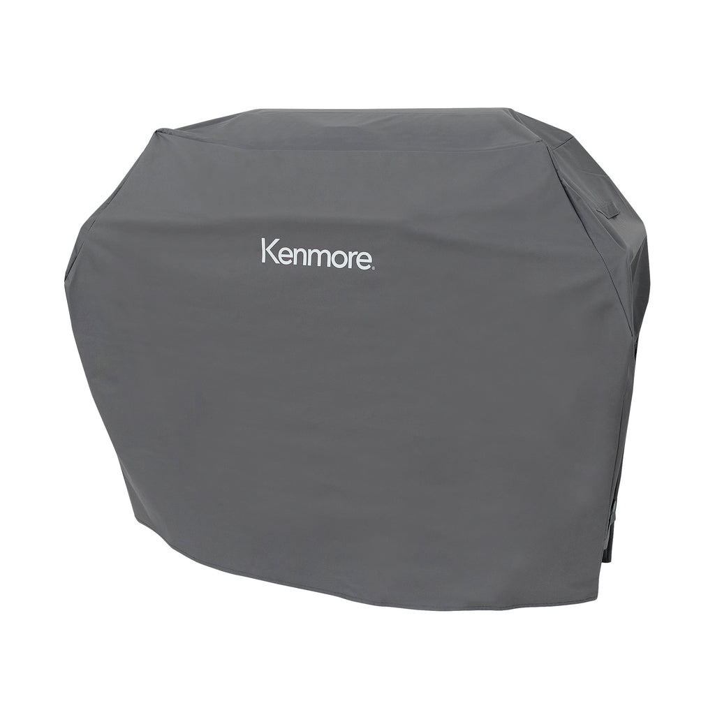 Gray 56-Inch Grill Cover for 4-Burner Gas Grill I41792