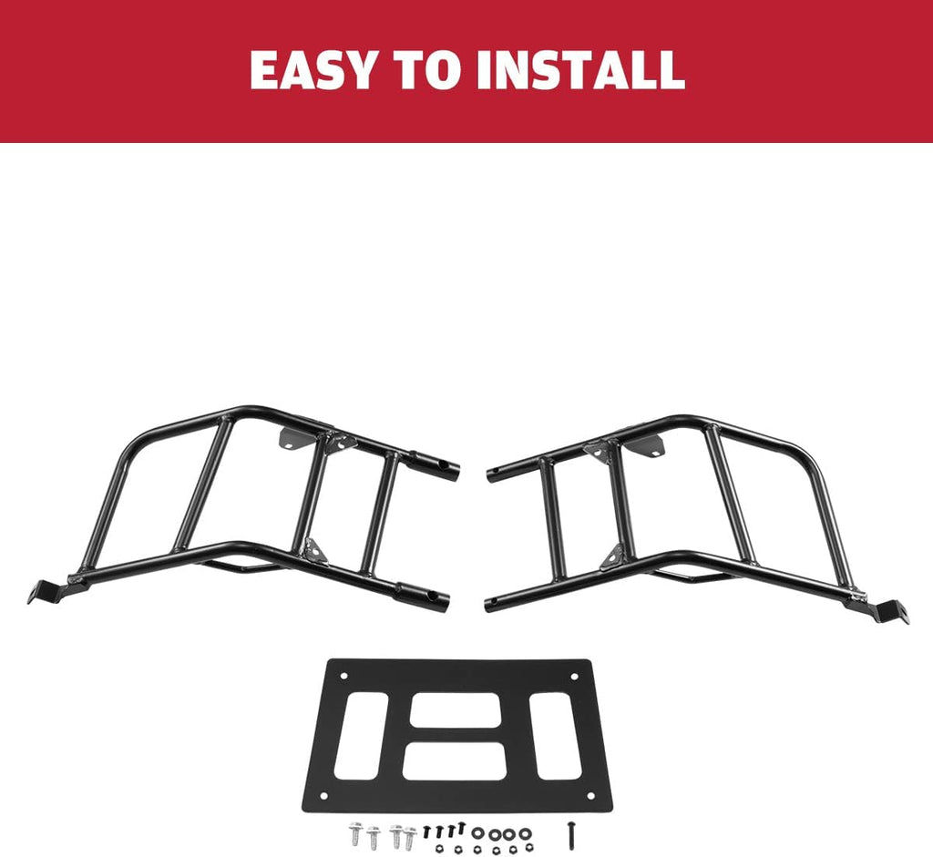 Bed Enclosure Tailgate for Honda Talon 1000R / 1000X, Heavy Duty Steel Black Cargo Bed Rack Extender M774