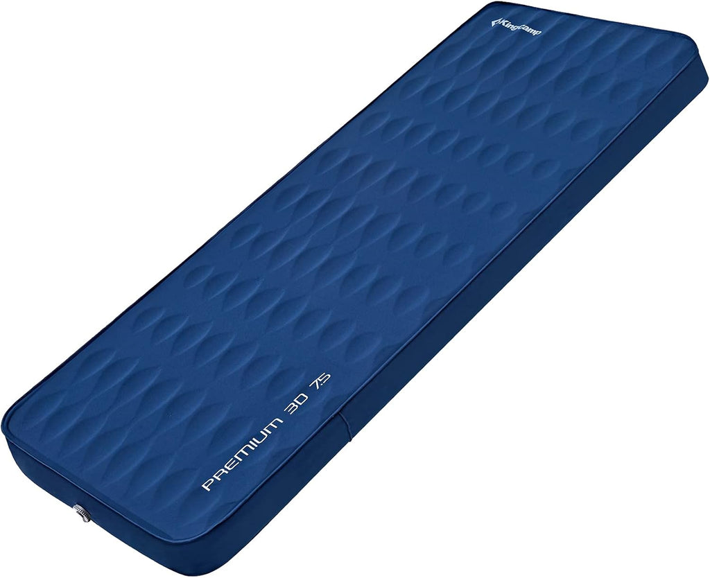 Self-Inflating Camping Sleeping Pad with 3D Sides, Black & Gray P15174