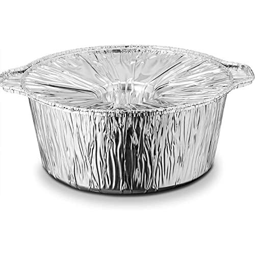 Disposable Aluminum Pot with Lid Set Medium Qty-6 K517803