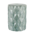 Faceted Textured Earthenware Stool A434541